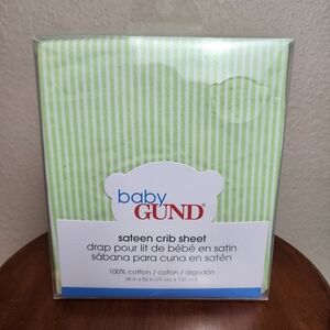 Baby Gund Sateen Crib Sheet